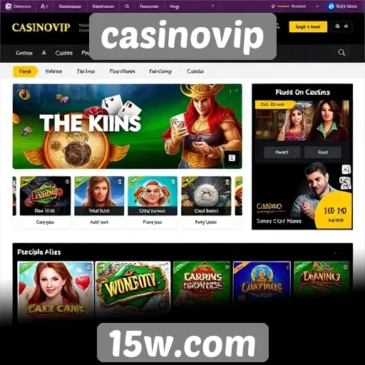 Experiência do usuário no site Casinovip